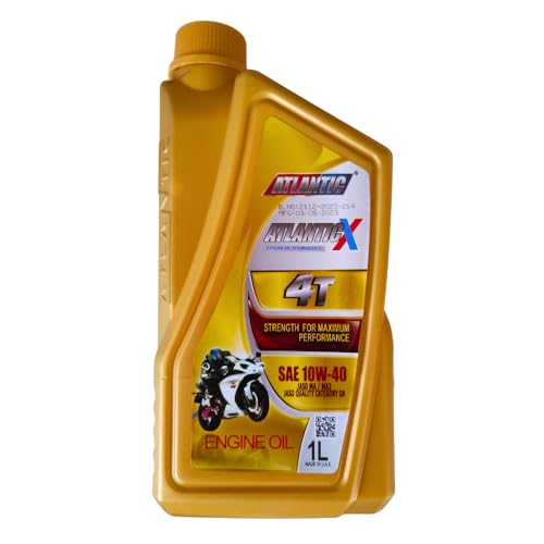 Atlantic 4T SAE 10W-40 Motorcycle/Scooter Engine Oil – Ultimate Protection & Performance