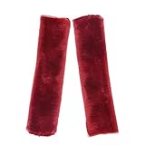 ★WEICHE UND ANGENEHM: Aus weichem und bequemem Material Faux Sheepskin, die bieten eine bessere Dämpfung bei Notbremsen oder bei Unfällen und schützen die Schultern Ihrer Familie und Sie vor Schäden.