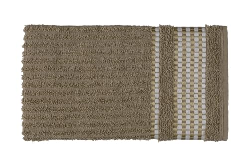 Kit 5 Toalhas de Banho Grande Macia 100% Algodão Canelada - Alta Absorção Barra Decorada (Masculinas