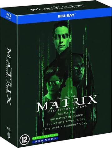 Matrix Collection - 4-Disc Box Set ( The Matrix / The Matrix Reloaded / The Matrix Revolutions / The Matrix Resurrections ) (Blu-Ray)