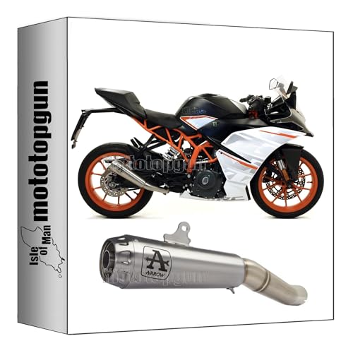 Escape Arrow Pro-Race de nichrom con fondo de acero para KTM RC 390 de 2017 a 2020
