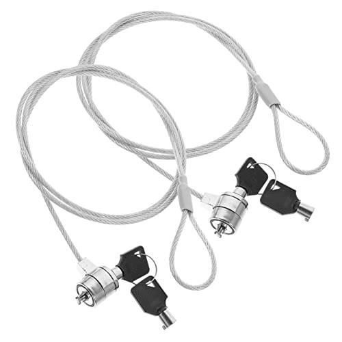 SMASOLO 2 Juegos Candado de Seguridad para Portátiles con Cable Unidades Compatible con Dispositivos Diseño y de Usar Bloqueo de