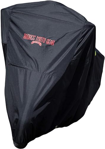 Badass Moto Ultimate Waterproof Motorcycle Cover - Outdoor Storage Motorcycle