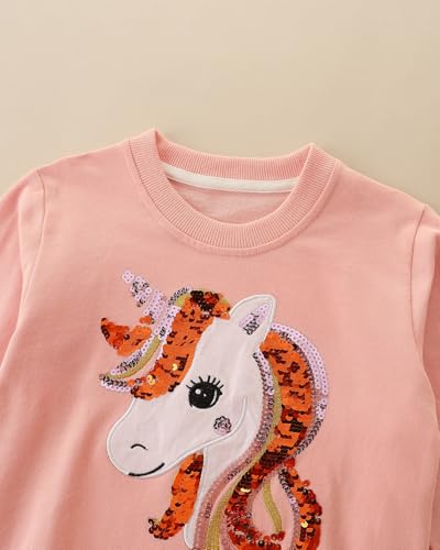 Image of Hongshilian Unisex Kids Cute Cartoon Cotton Sweater Shirt