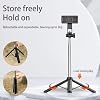 Coverzone Bluetooth Controlled Phone Tripod – Adjustable Height Selfie Stick, Desktop and Portable Design, P170 Suitable for Home, Studio, Holiday, Camping and Outdoor Shooting