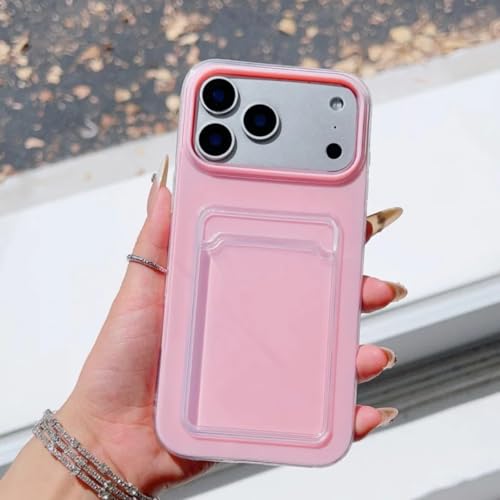 Étui portefeuille pour iPhone 14 Plus coque rose antichoc en silicone souple