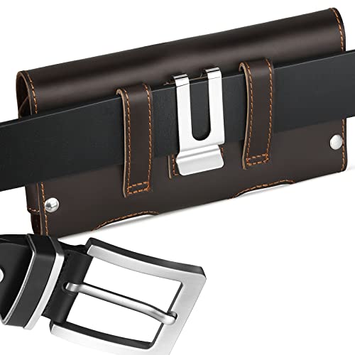Étui de téléphone en cuir premium compatible iPhone 14 Pro Max et Samsung Galaxy S23 Ultra