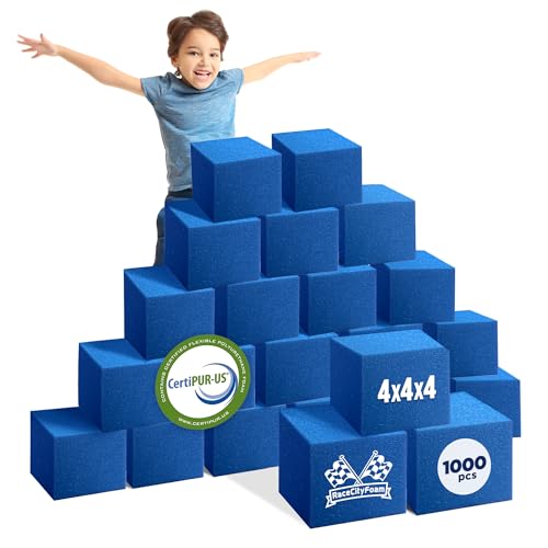 RaceCityFoam Pit Cubes/Blocks 1000 pcs. (Blue) 4