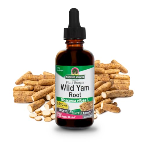Natures Answer Wild Yam Root with Organic Alcohol 2-Fluid Ounces