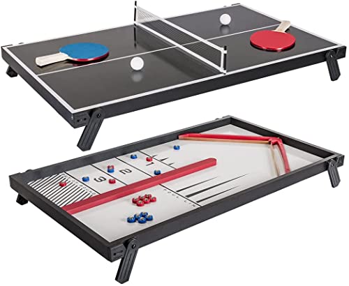 Table de ping-Pong 2 en 1 et Jeu de Shuffle Board