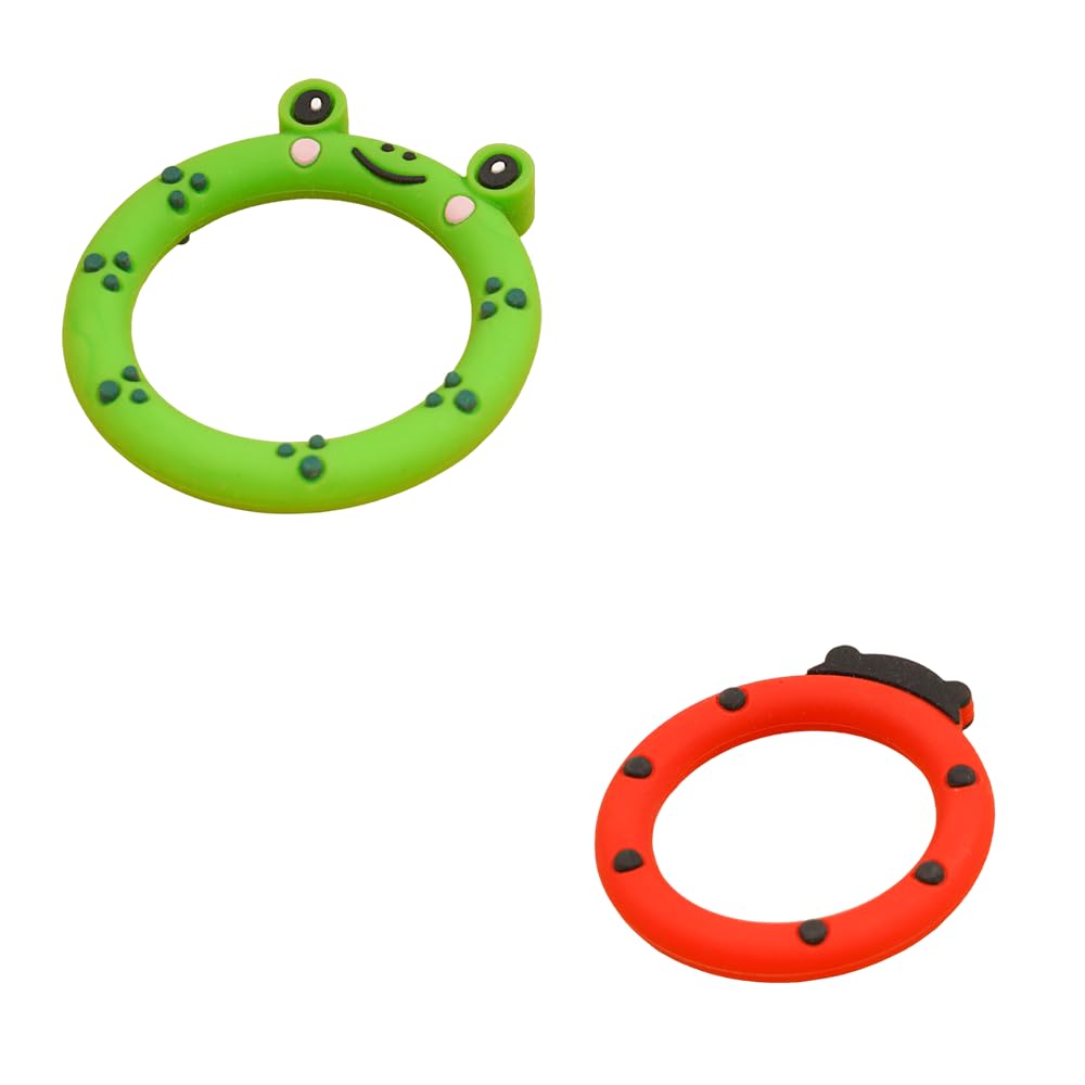 Buttercup BabySilicon Teething Ring - Gentle Relief for Baby's Gums - Pack of 4, Combo-D02