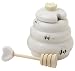 Meant to Bee Ceramic Honey Pot with Wooden Dipper