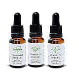 Diese Tropfen enthalten 50µg Vitamin D3. Das sind 2000 iE und daher ist der Verzehr von 1 Tropfen alle 2 Tage optimal und wird so empfohlen.15 ml oder 525 Tropfen reichen damit über 1.000 Tage.