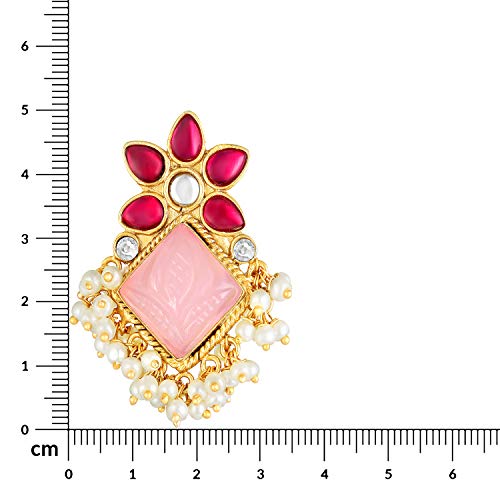 Boucles d'oreilles pendantes légères pour sublimer une tenue terne en rose indien - 4