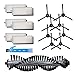 Theresa Hay Replacement Accessories kit for ILIFE A4s Robot Vacuum Cleaner Parts, Main Brush Hepa Filters Side Brush