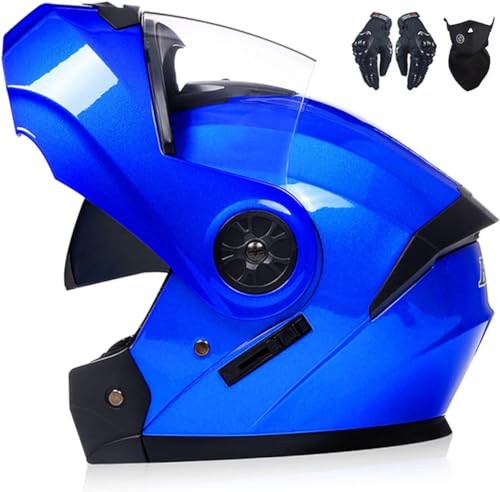 Casque intégral de moto modulable taille XL pour homme et femme
