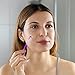ANCIRS 30 Pack Eyebrow Trimmer Razors for Women Makeup, Facial T Shape Shaver Tool for Eye Brow, Stainless Steel Eyebrow Trimming Kit for Girls- 24 Purple & 6 White