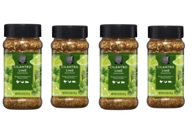 Cilantro Lime Seasoning Blend, 4 Bottles Pack