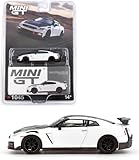 Diecast Model Car Compatible for Nissan GT-R Nismo (R35) 2024 Brilliant White Pearl 1:64 Limited Edition by Mini GT MGT01045