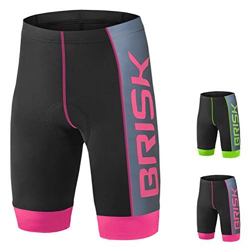 Brisk Bike Acolchados Culotte Ciclismo Mujer Pantalon Ciclista Mujer de Secado rápido Compresión Culote Ciclista Mujer...