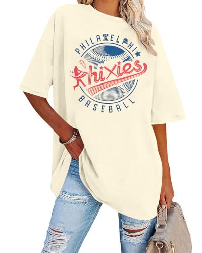 Womens Baseball T-Shirt Vintage Baseball Mom T-Shirt Sports Fans Baseball Graphic Short Sleeve Tops