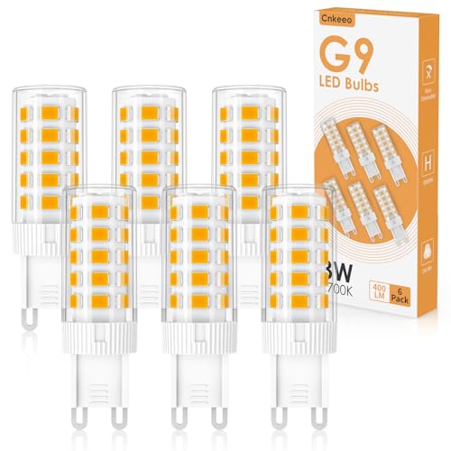 Cnkeeo Bombilla LED G9 3W 2700K 400LM G9