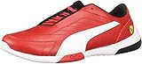 Moto-inspirierte Sneaker PUMA Herren Scuderia Ferrari Kart Cat 3 Turnschuh, Rosso Corsa Weiß, 44.5 EU