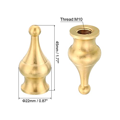 PATIKIL M10 Thread Lamp Finial Cap Knob - Image 2