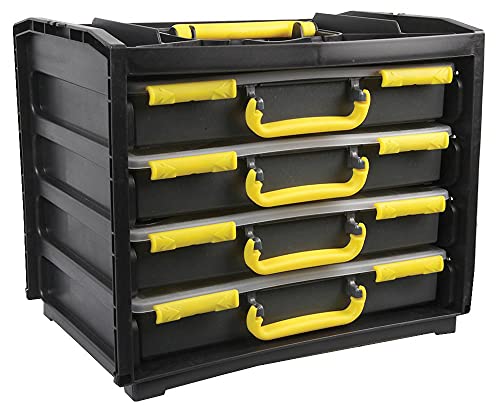 Duratool - Duratool D01933 Assortment Cases, Set of 4-310mm x 377mm x 265mm