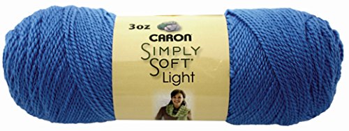 Caron Simply Soft Yarn - (4) Medium Worsted Gauge 100% Acrylic - 3 oz - Light Riviera