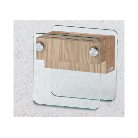 1829 Messerblock aus Glas und Esche Exclusiv Design Cover