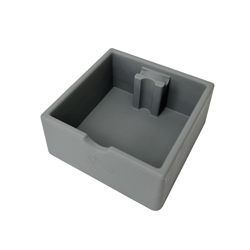 Hndhbfgrt Multifunctional Coffee Accessories Espresso Tamping Station Organizer Tamper Station Holder Silicone Knock Box D
