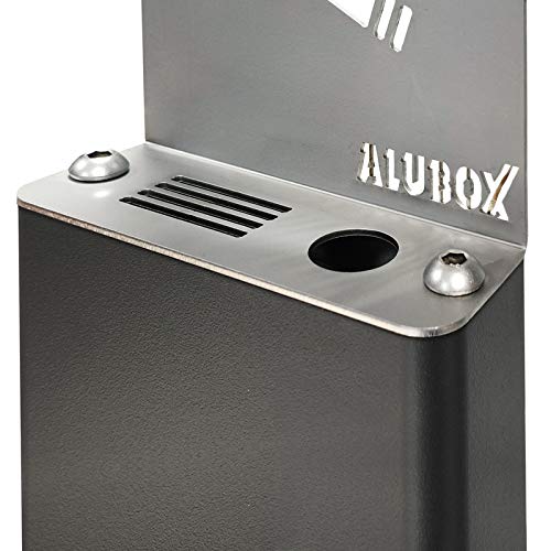 Cendrier autoportant extérieur résistant pour éliminer les mégots au sol
