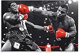GPEIHANG Poster Und Gedruckte Mike Tyson Vs Trevor Berbick 