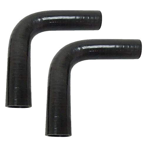 90 Degree 12" Silicone Radiator Hose 1.75" Diameter - 2 Pack #TOP8