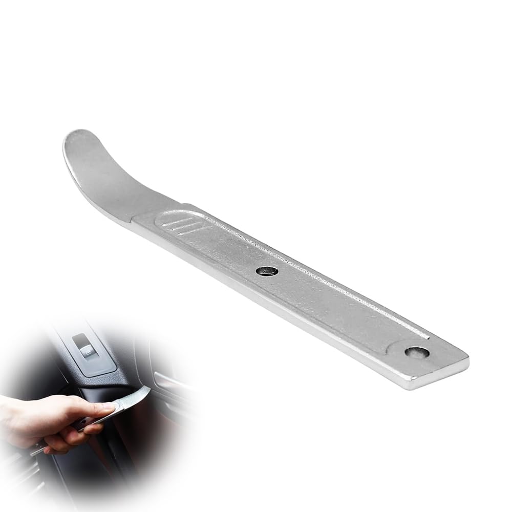 2 PCS 4140 Pry Tool, Mini Pry Bar Trim Removal Tool, Door Panel Removal Tool, Car Trim Removal Tool Kit, Panel Removal Tool, Interior Trim Removal Kit For Planes, Automotive Tools