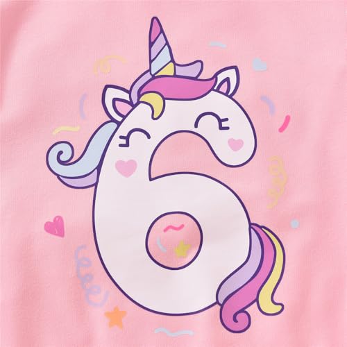 6th Birthday Outfit for Girls 6 Year Old Six Sixth Sweatshirt Tutu Skirt Fall Clothes2