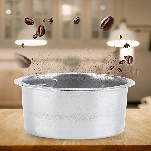Roestvrijstalen koffiefiltermand zonder drukfilter voor, roestvrijstalen filtermand Roestvrijstalen koffiefiltermand - Image 6