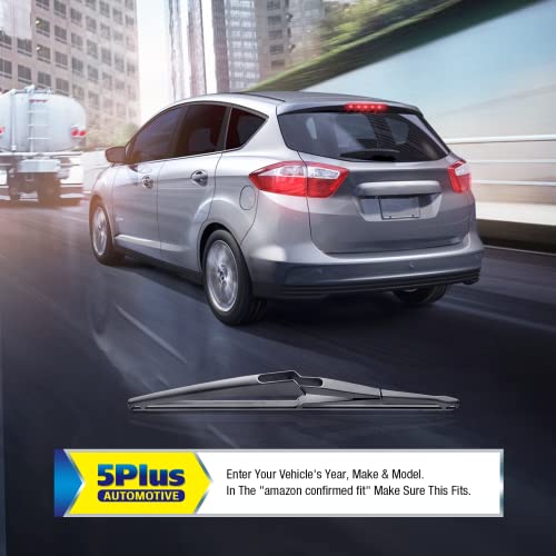 Image of 12 inch Rear Wiper Blade Replacement for Nissan Rogue 2021-2008 Juke 2017-2011 Kicks 2020-2013 Pathfinder 20-13 Qashqai 21-17 /Benz M GLE 19-06 GL GLS 21-07 GLK 15-10 BACK Windshield Wiper Blade (12-J)