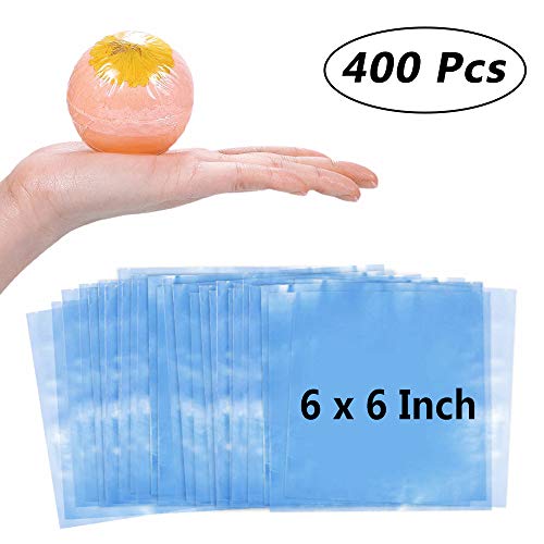 Kuqqi 400 Pcs 6 x 6 inch Shrink Wrap Bags for Soaps, Bath