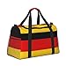 German flag print Large Canvas Travel Duffel Bag Weekender Bags for Women Overnight Bag Carry On Tote Bag