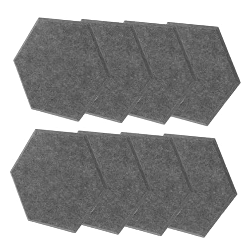 Panneaux Muraux Acoustiques Hexagonaux En Feutre Absorbant Le Son Pour Bureau 8 Pièces