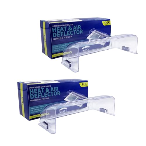 DGQ Deflector de aire irrompible de 8 a 12 pulgadas, ajustable, deflector de calor y ventilación magnético para registros de suelo, también funciona para rejillas de ventilación, paredes laterales y