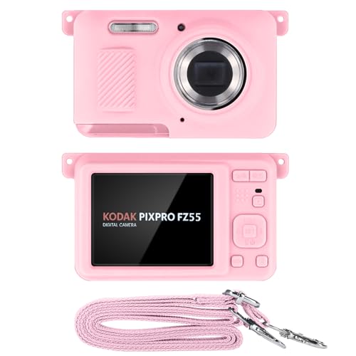 Baval �V���R�[���J�o�[�P�[�X Kodak PIXPRO FZ55 16MP CMOS�Z���T�[�f�W�^���J�����p (�s���N�P�[�X)