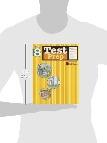 Test Prep: Grade 8 (Flash Kids Harcourt Family Learning) #TOP4