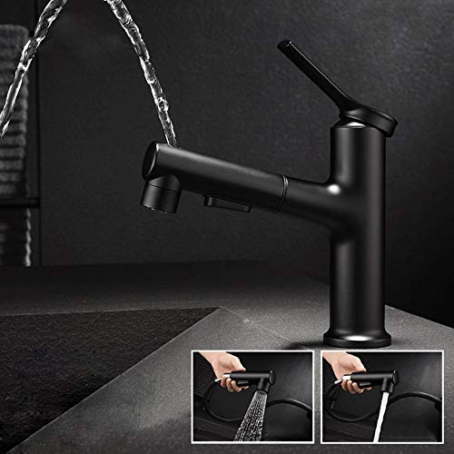 Robinet de lavabo rétractable 3 modes avec douchette extractible - 4