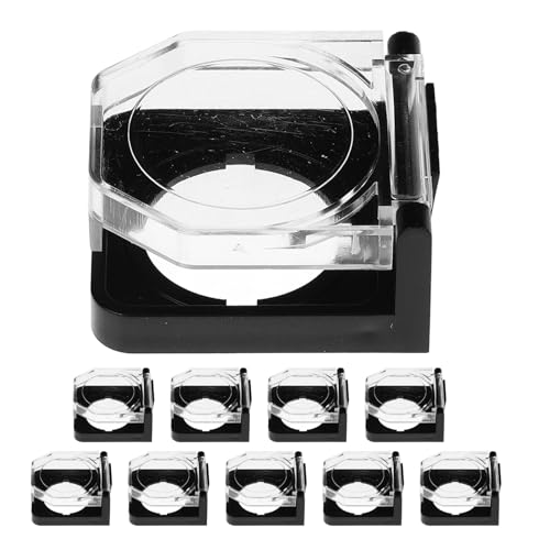 Cubierta de interruptor transparente SEWACC de 10 piezas para botón de arranque de coche
