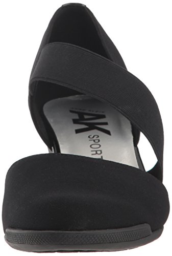 Anne Klein Womens Tara Wedge Pump, Black/Multi Stretch Fabric, 8.5 Us #TOP1