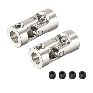 Sourcing Map Universal Gelenkkupplung 2Stk 6mm