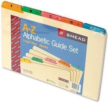 Guide,VNYL TAB,A-Z,25,LGL